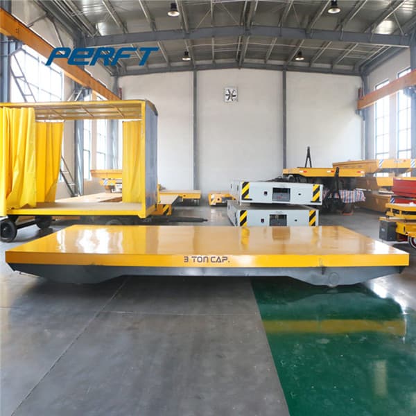 1-300 T Electric Flat Cart On Cement Floor